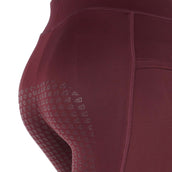 Horka Riding Legging Pro Embossed Wine