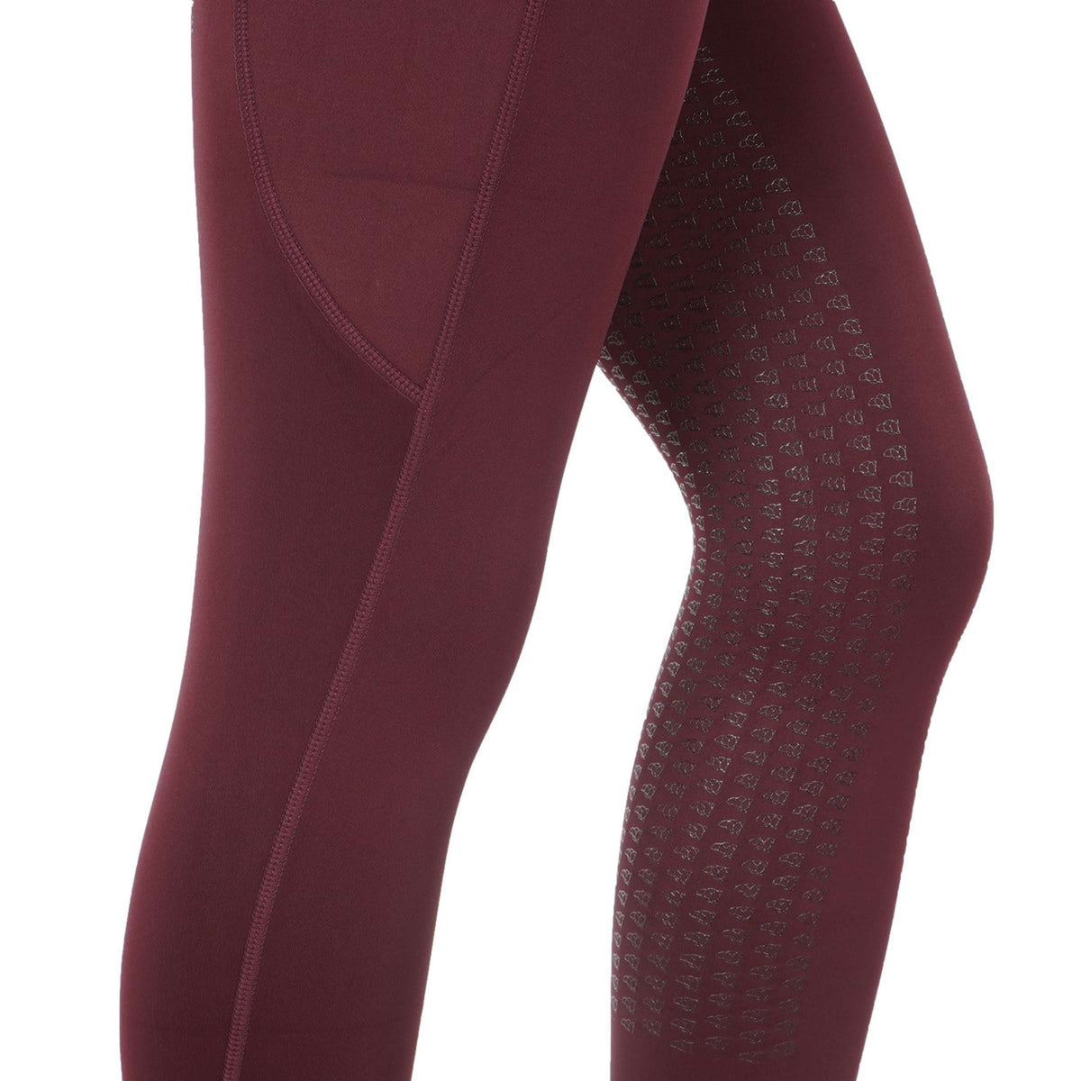 Horka Riding Legging Pro Embossed Wine