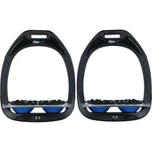 Flex-On Stirrups Green Composite Inclined Ultra Grip Black/Grey/Dark Blue