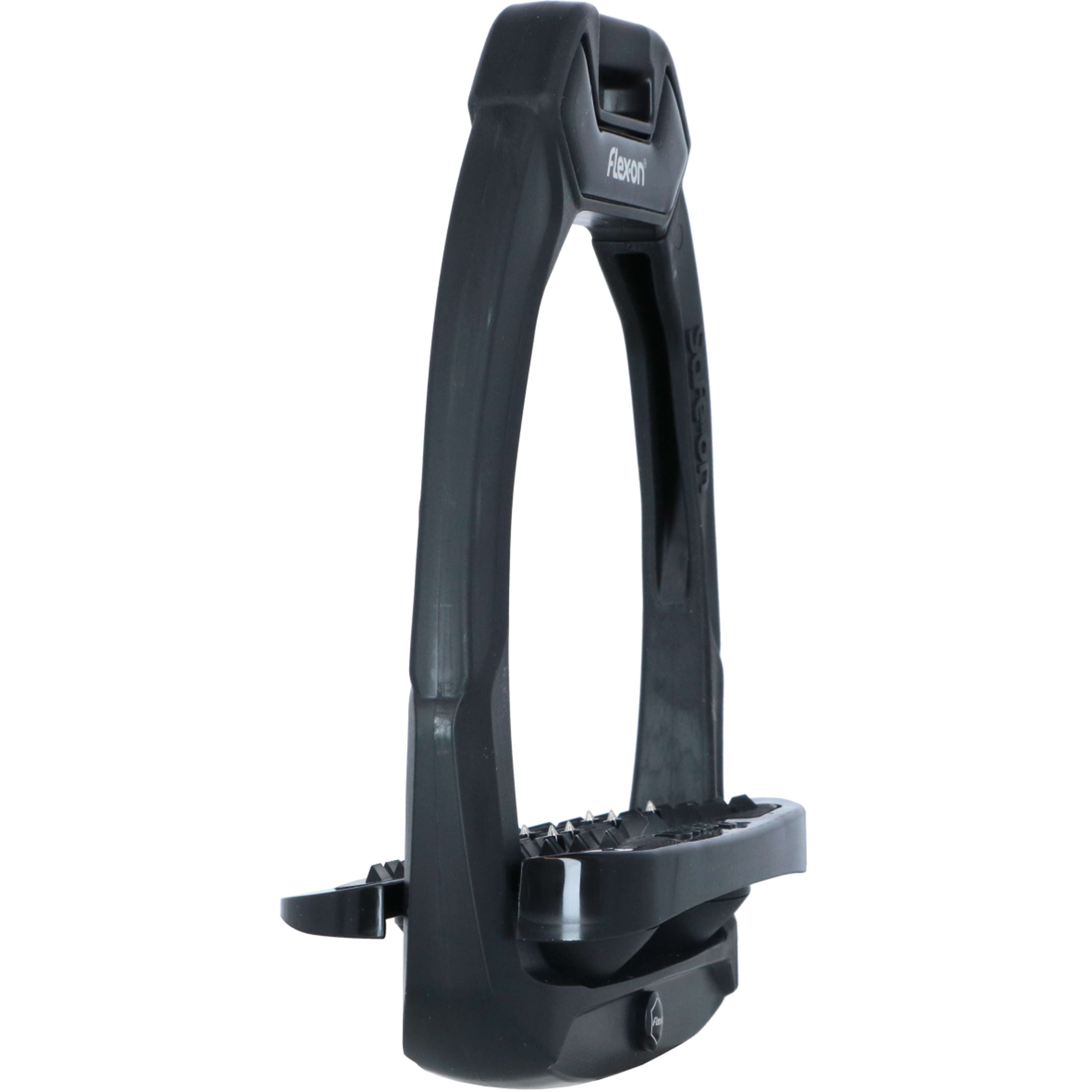Flex-On Safety Stirrups Safe-On Inclined Ultra Grip Black/BlackBlack