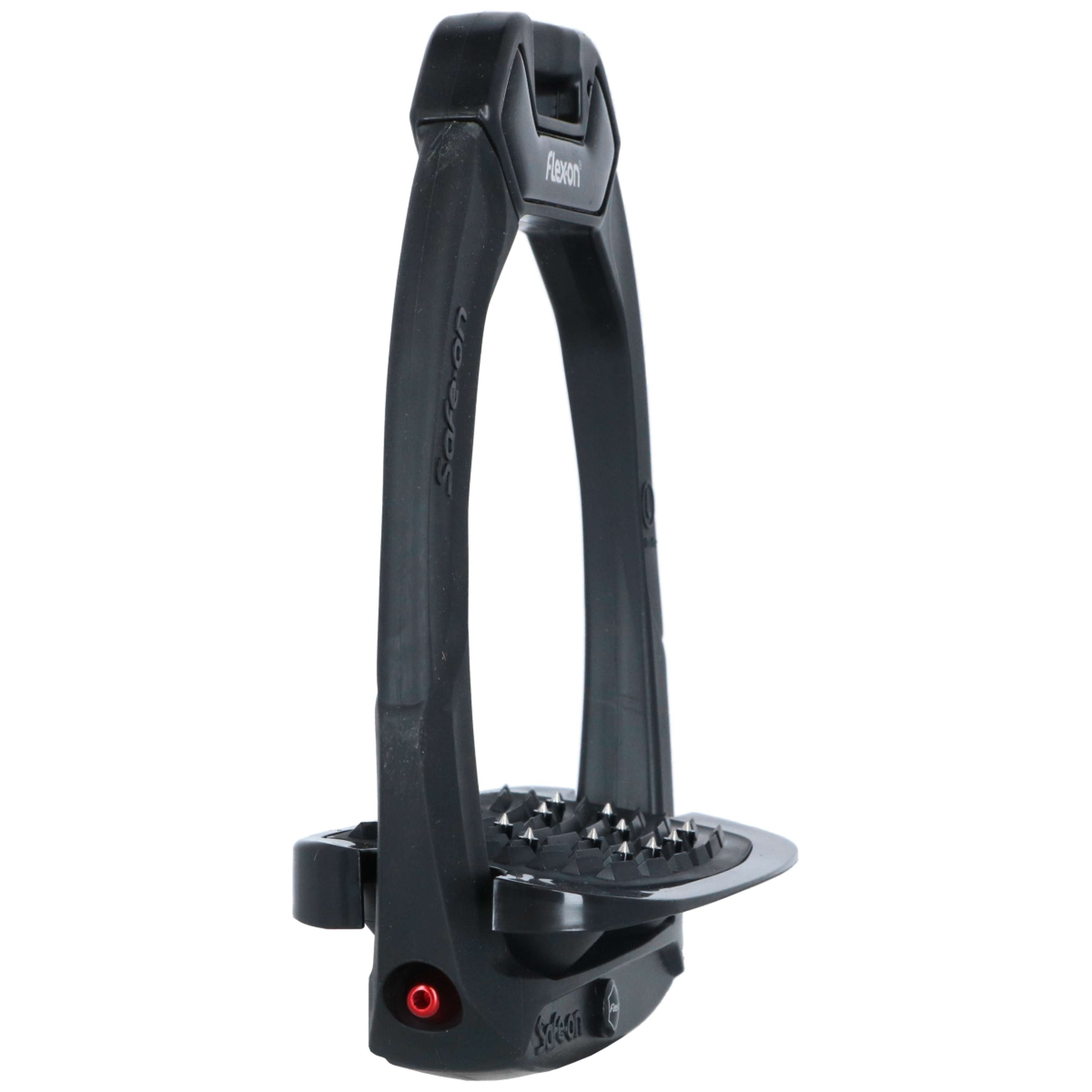 Flex-On Safety Stirrups Safe-On Inclined Ultra Grip Black/BlackBlack