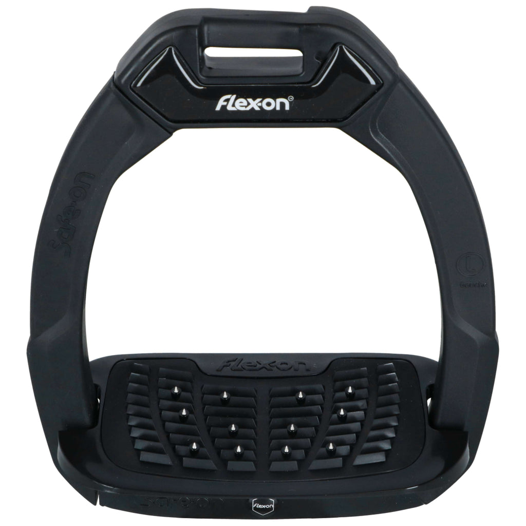 Flex-On Safety Stirrups Safe-On Inclined Ultra Grip Black/BlackBlack
