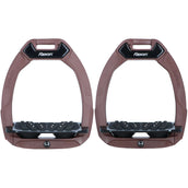 Flex-On Safety Stirrups Safe-On Inclined Ultra Grip Brown/Black/Black