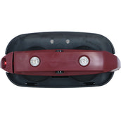 Flex-On Safety Stirrups Safe-On Inclined Ultra Grip Burgundy/Black/Black