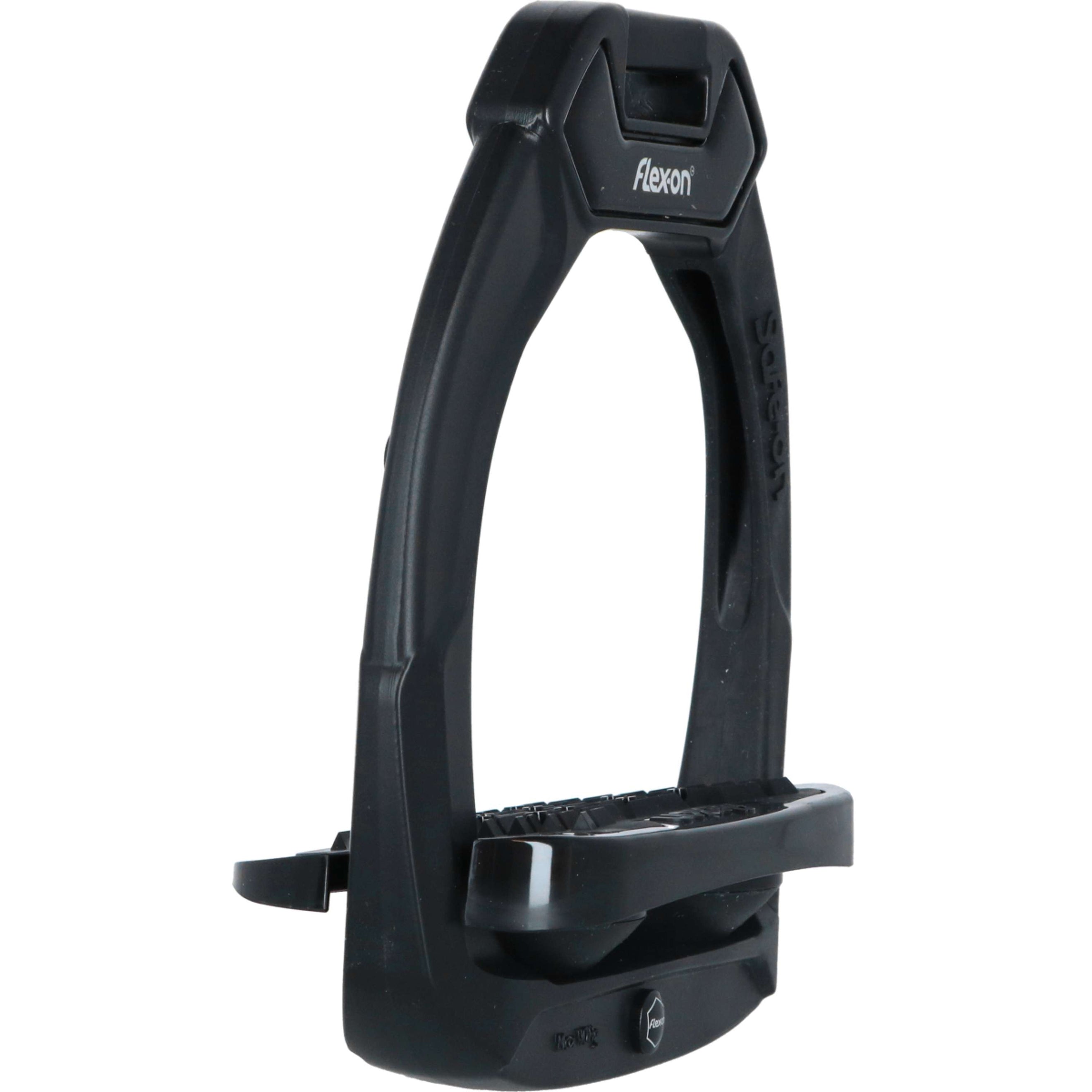 Flex-On Safety Stirrups Safe-On Junior Inclined Grip Black/BlackBlack