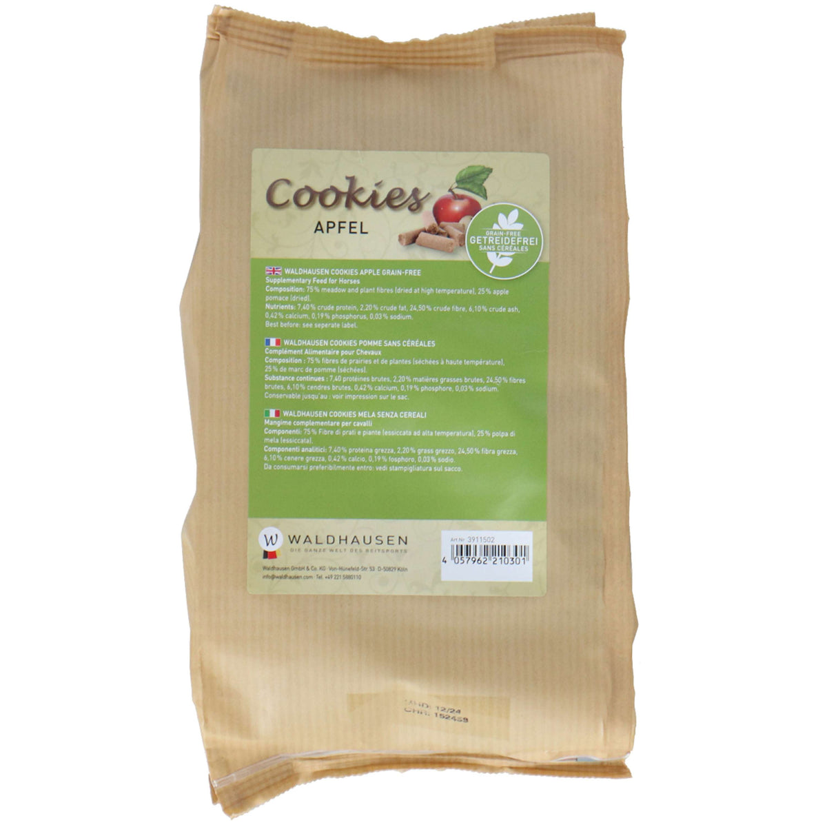 Waldhausen Treat Cookies Grain Free Apple