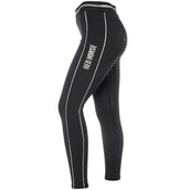 Red Horse Riding Legging Kaya Black/Silver