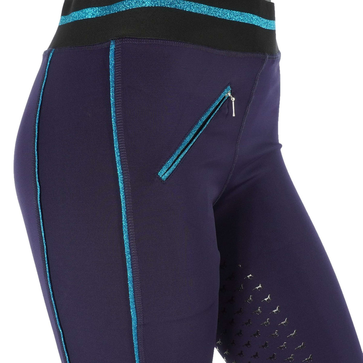 Red Horse Riding Legging Kaya Blue/Turquoise