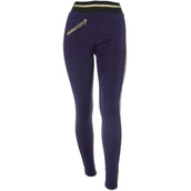 Red Horse Riding Legging Kaya Blue/Gold