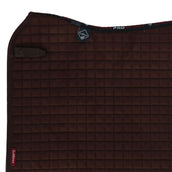 LeMieux Saddlepad Square Suede Dressage Brown