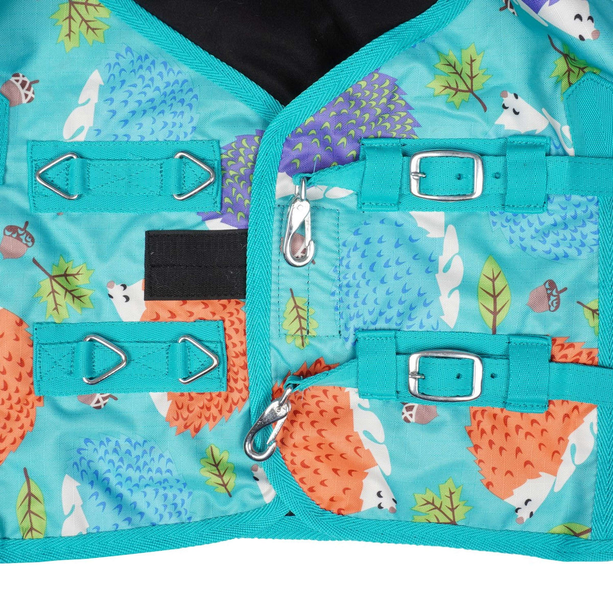 HB Harry & Hector Outdoor Rug Hedgehog Fleece Turquoise