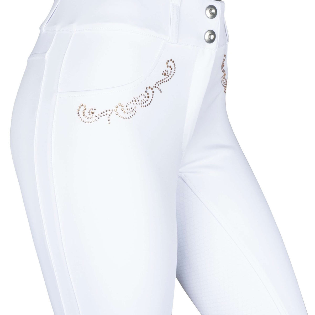 Fair Play Breeches Daisy Chic Rosegold White