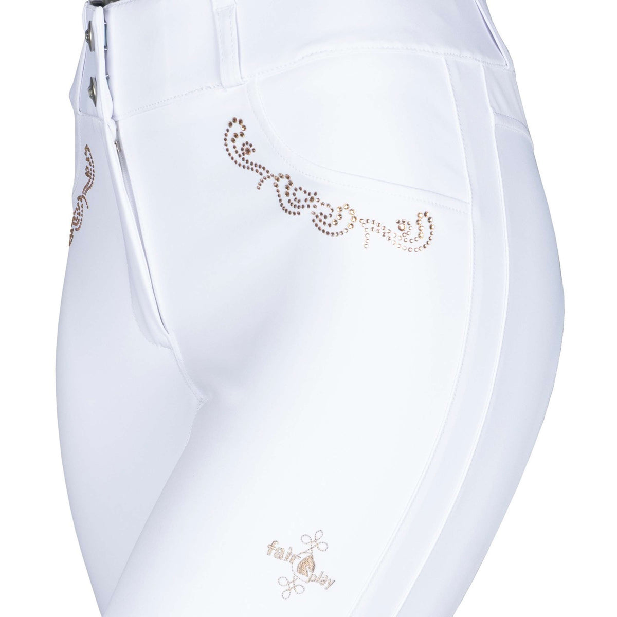 Fair Play Breeches Daisy Chic Rosegold White