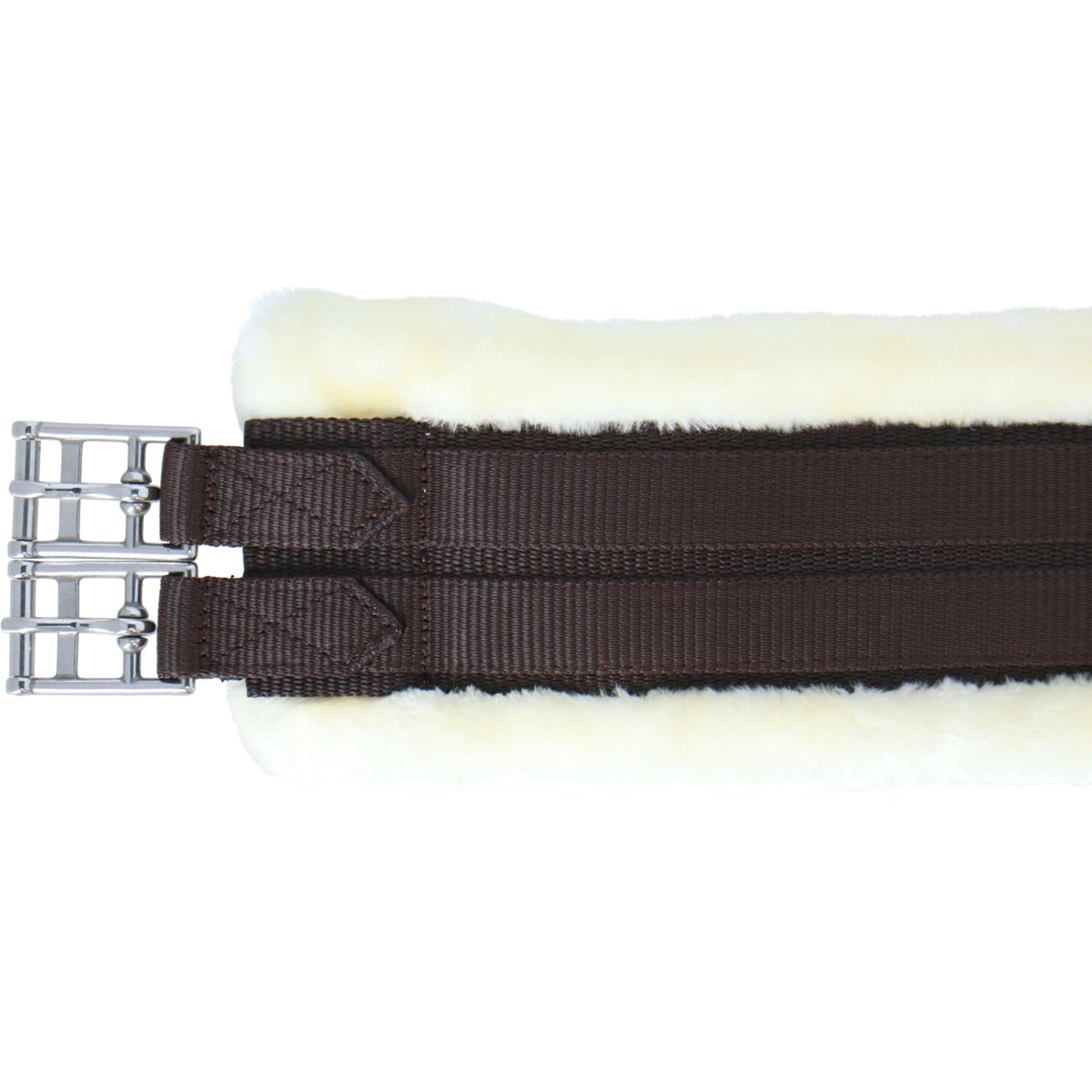 Norton Girth Smooth Elastic Brown