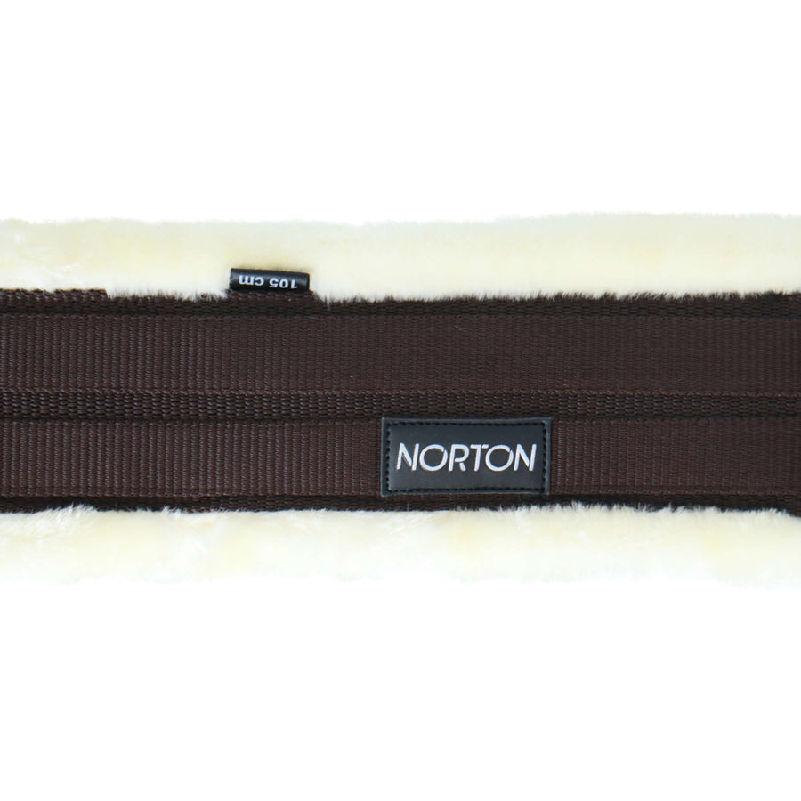 Norton Girth Smooth Elastic Brown