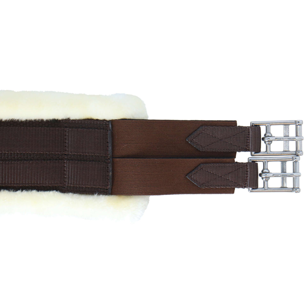 Norton Girth Smooth Elastic Brown