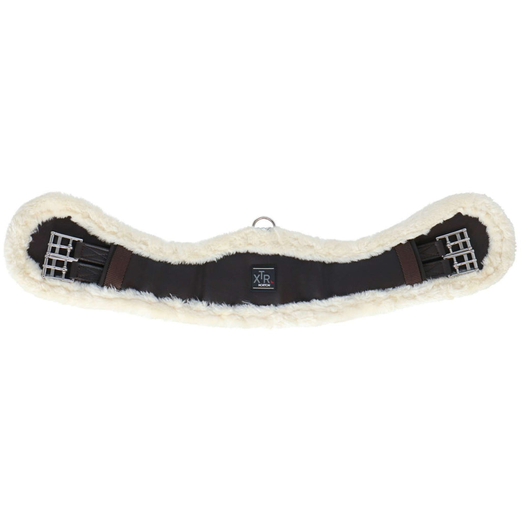 Norton Dressage Girth XTR Synthetic Sheepskin Havana/Cream