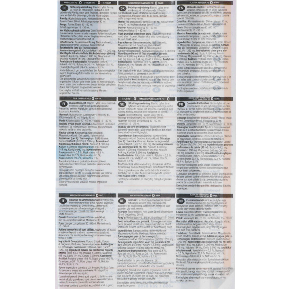 NAF Electrolytes Liquid