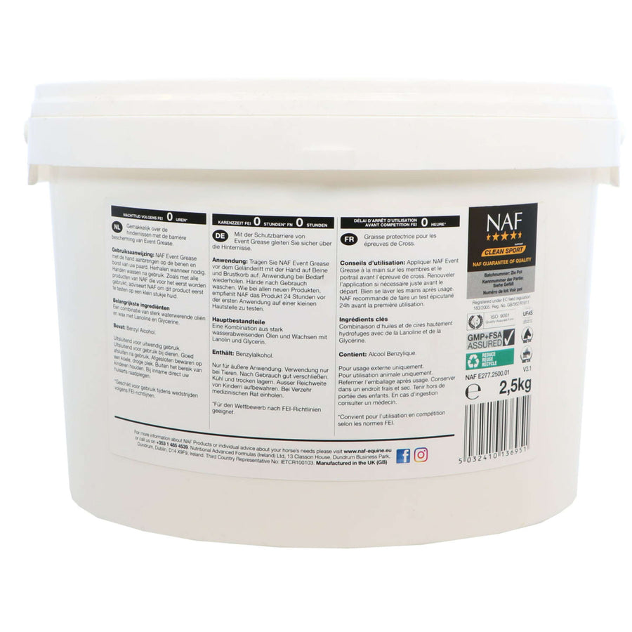 NAF Eventing Cream Event Grease