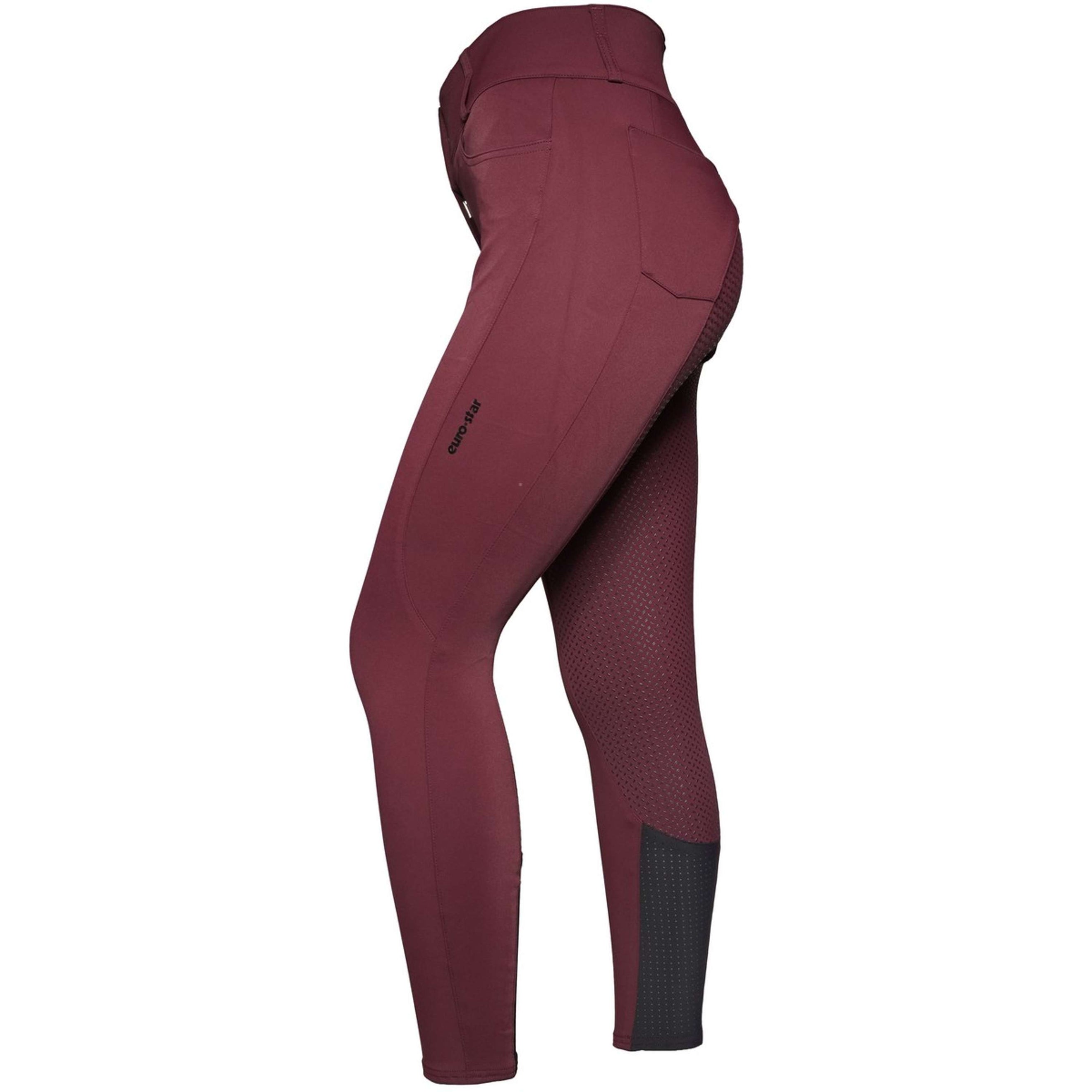 Euro-star Breeches Indigo Glam Full Grip Dark Berry