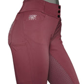 Euro-star Breeches Indigo Glam Full Grip Dark Berry