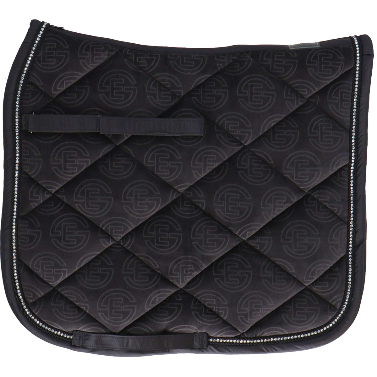 Eskadron Saddlepad Reflexx Velvet Crystal Dressage DarkGrey