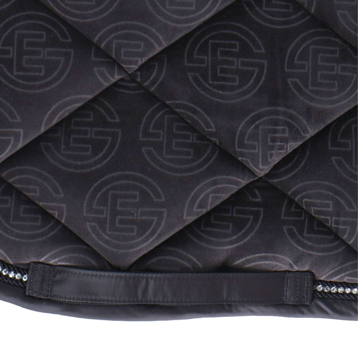 Eskadron Saddlepad Reflexx Velvet Crystal Dressage DarkGrey