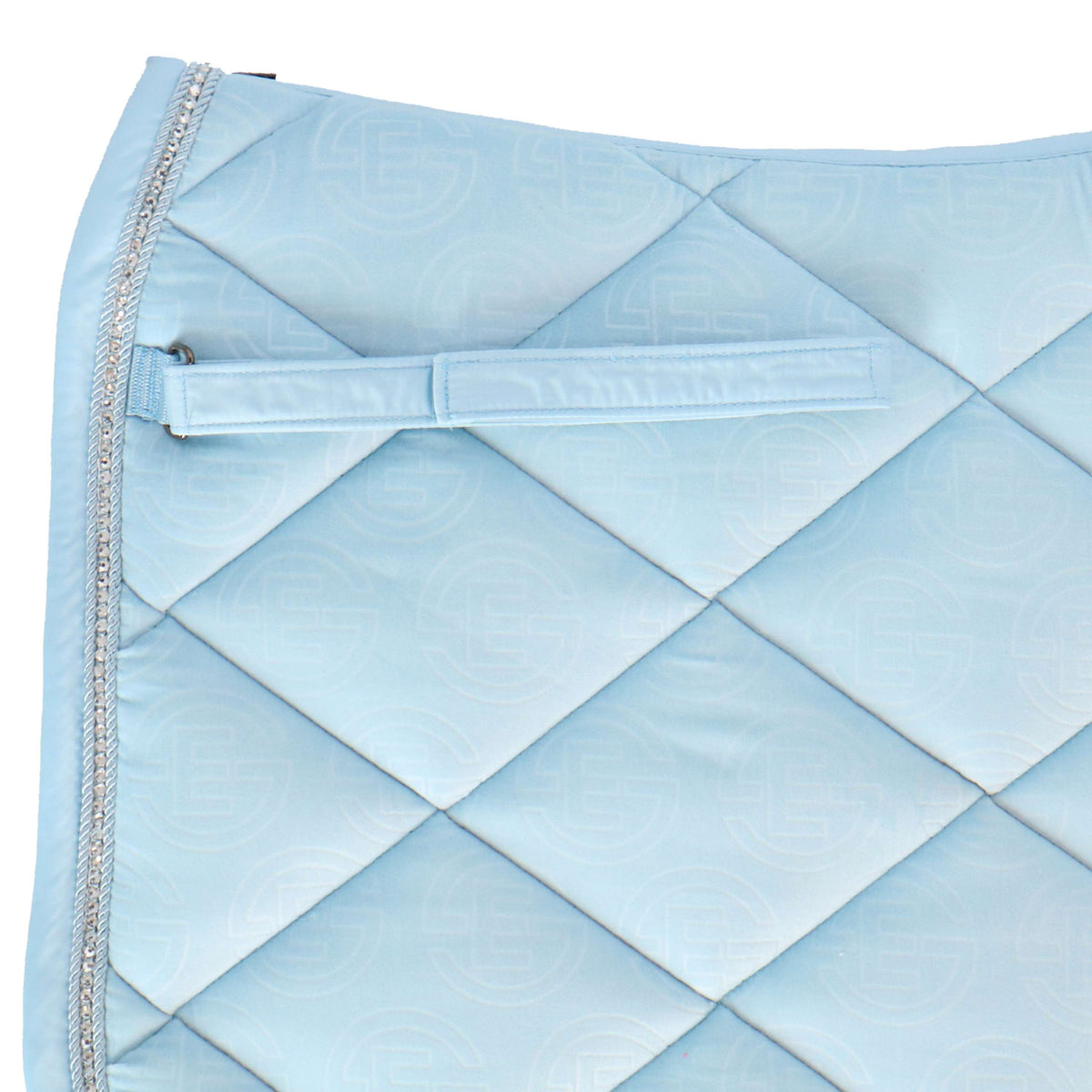 Eskadron Saddlepad Reflexx Velvet Crystal Dressage Lightblue