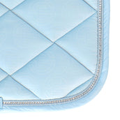 Eskadron Saddlepad Reflexx Velvet Crystal Dressage Lightblue