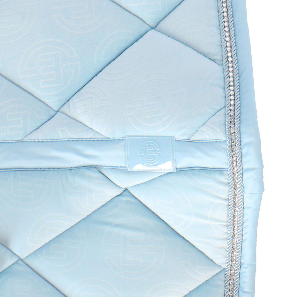 Eskadron Saddlepad Reflexx Velvet Crystal Dressage Lightblue