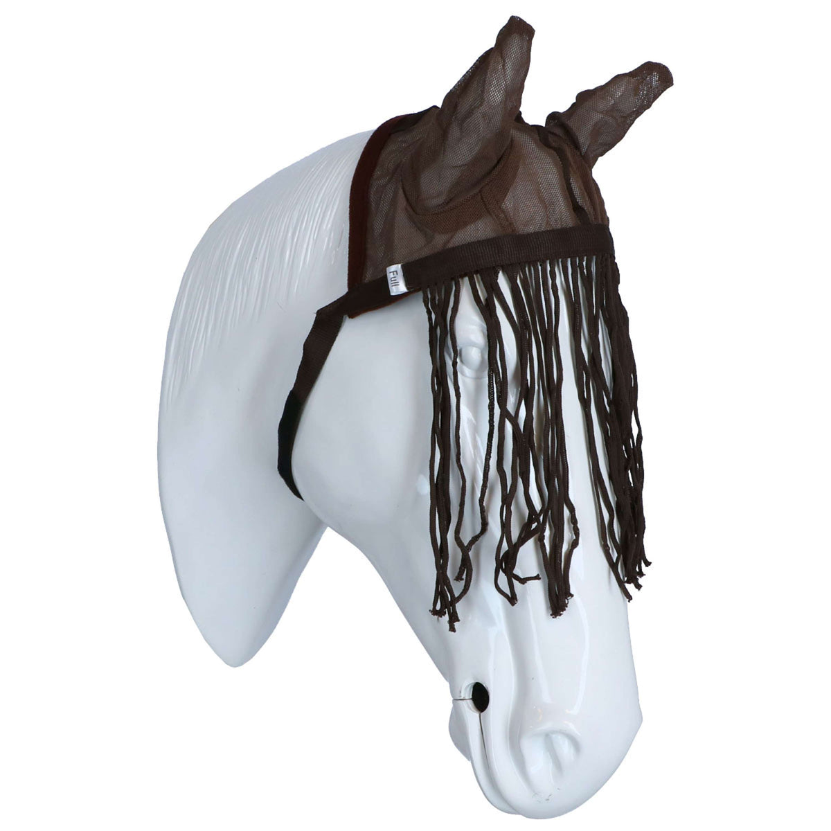 EQUITHÈME Fly Mask Anti-UV Fly Fring Brown