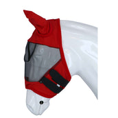 EQUITHÈME Fly Mask Anti-UV Doux Red