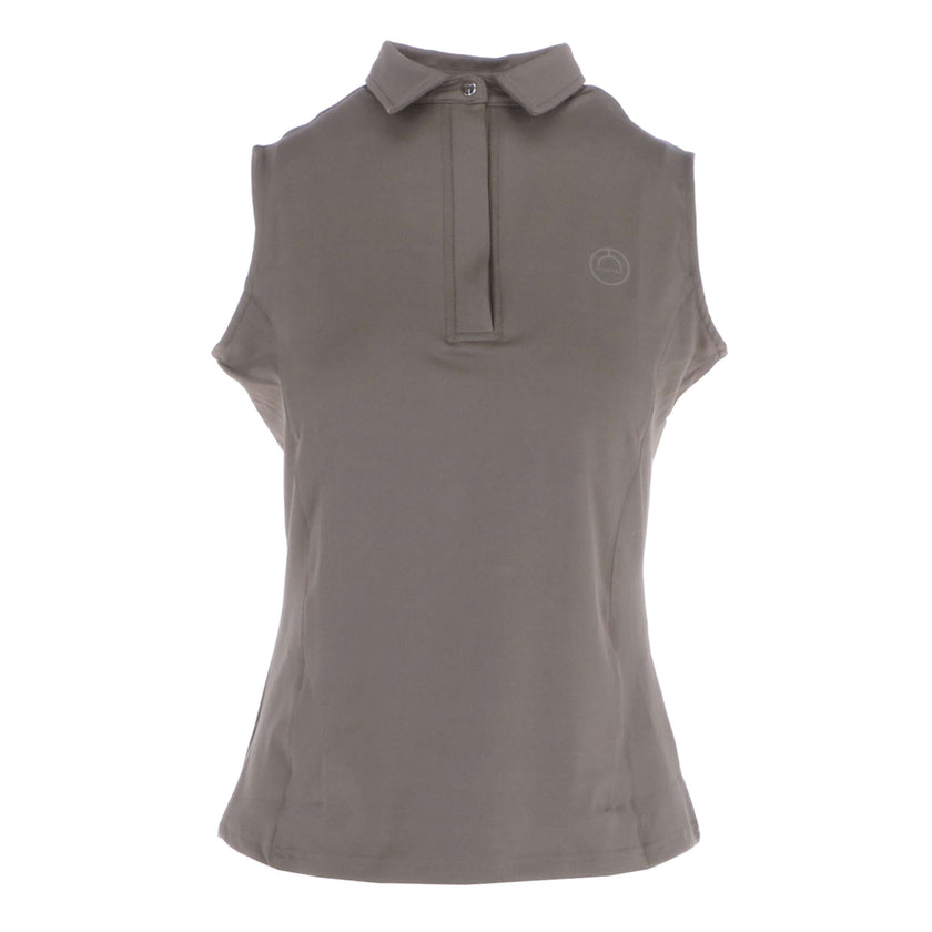 Montar Poloshirt Fiona Sleeveless Mud