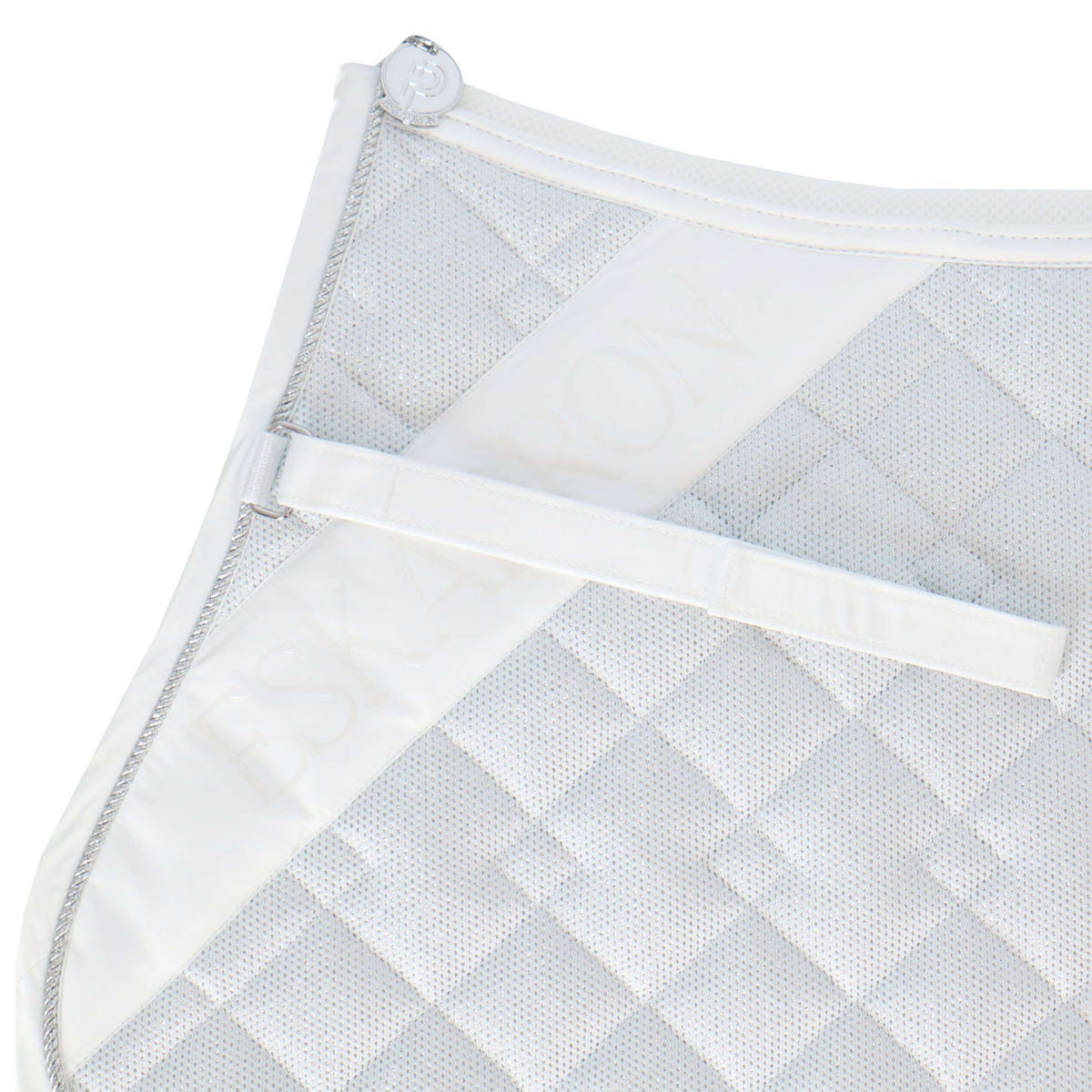 Eskadron Saddlepad Platinum Pure Glitter Mesh General Purpose White