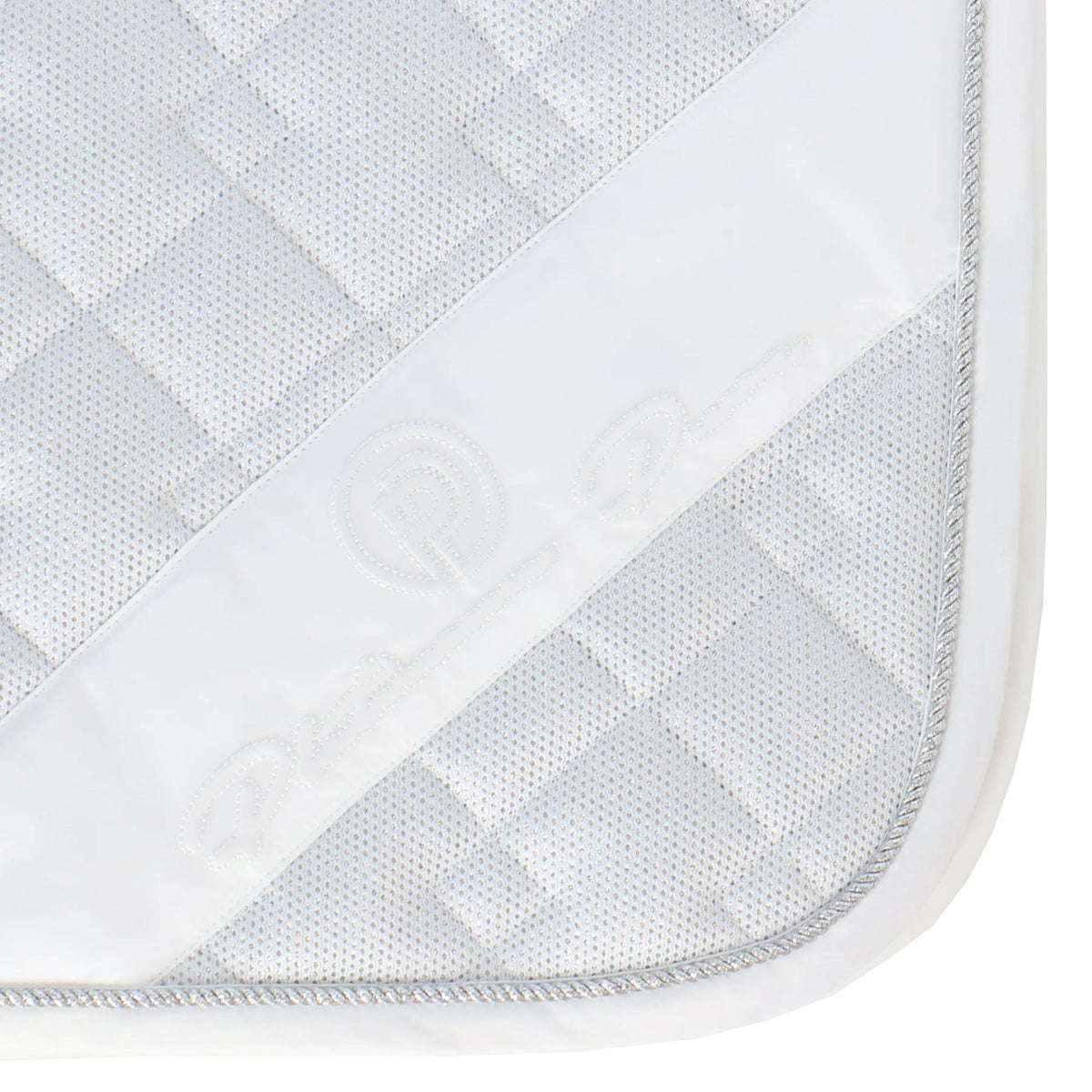 Eskadron Saddlepad Platinum Pure Glitter Mesh General Purpose White