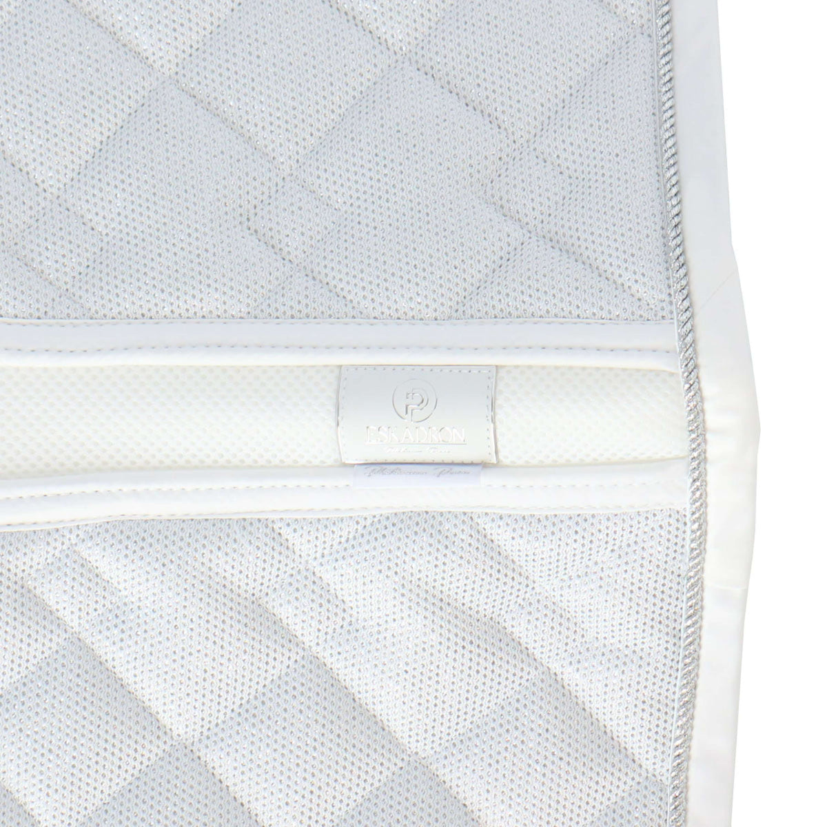 Eskadron Saddlepad Platinum Pure Glitter Mesh General Purpose White