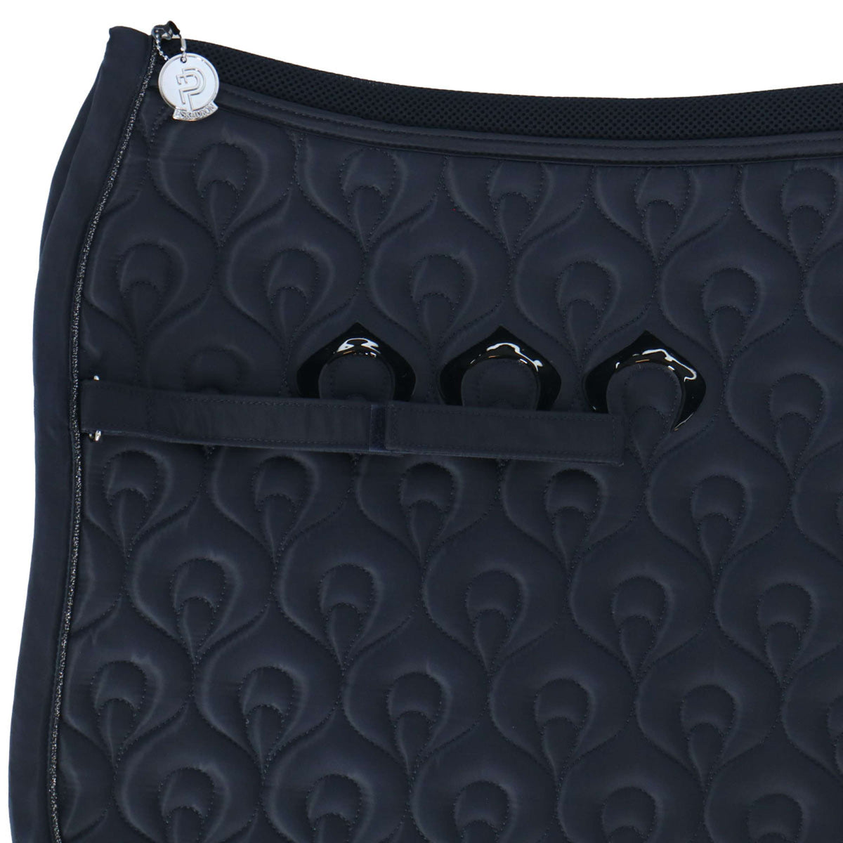 Eskadron Saddlepad Platinum Pure Highgloss Peacock Dressage Navy