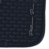 Eskadron Saddlepad Platinum Pure Satin Cloud Dressage Navy