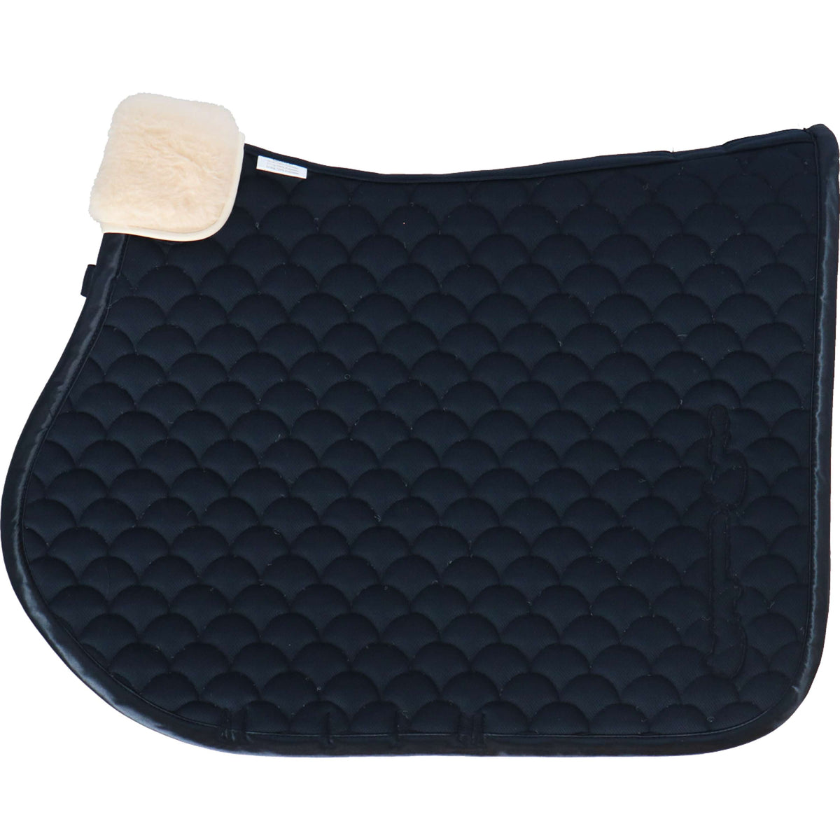 Eskadron Saddlepad Platinum Pure Satin Cloud General Purpose Navy