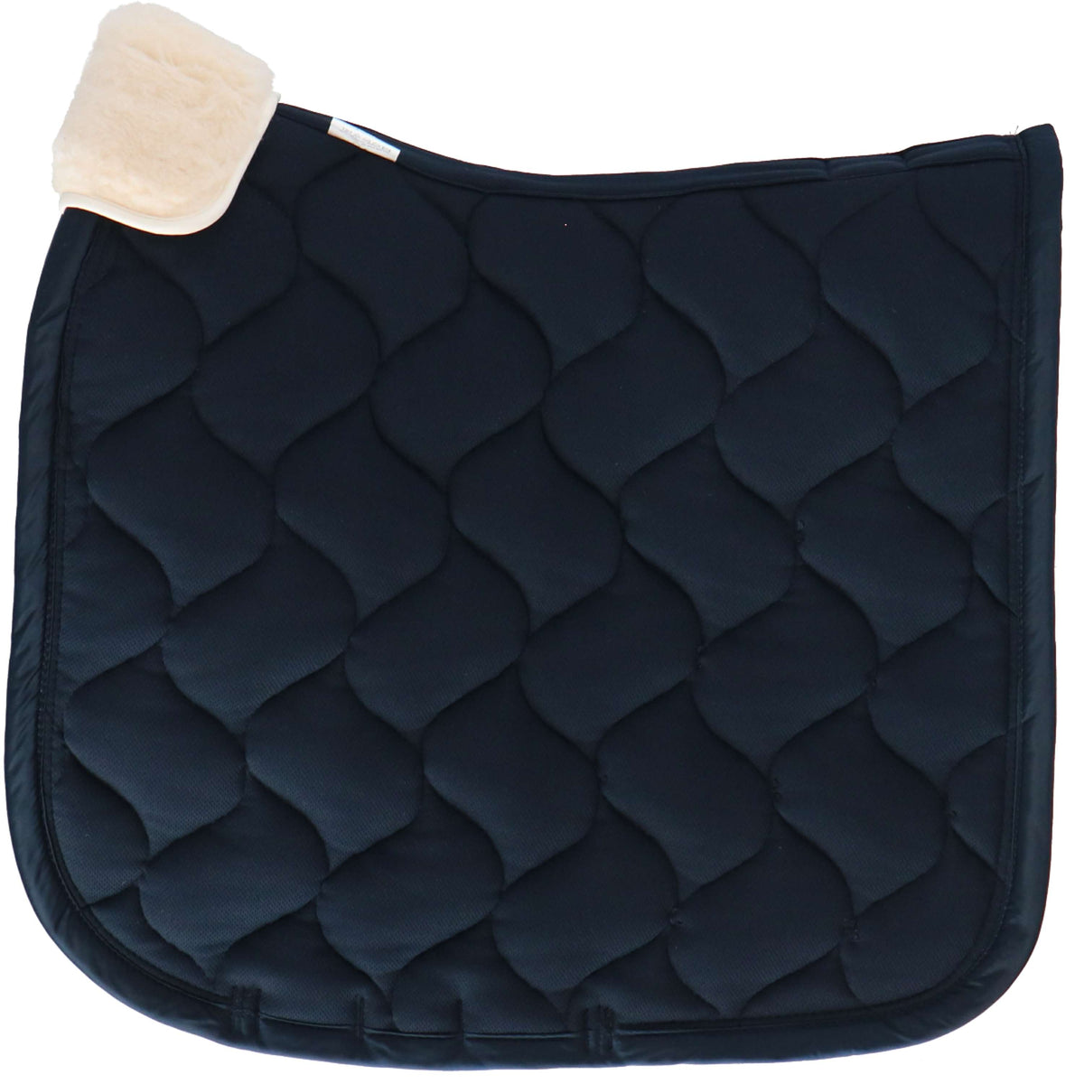 Eskadron Saddlepad Platinum Pure Velvet Crystal Dressage Navy