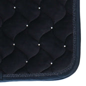 Eskadron Saddlepad Platinum Pure Velvet Crystal General Purpose Navy