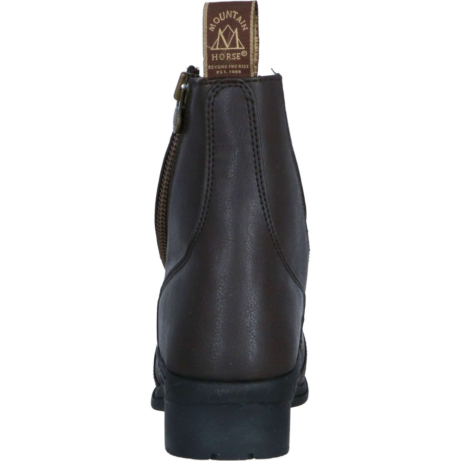 Mountain Horse Jodhpurs Veganza Side Zip Paddock Brown