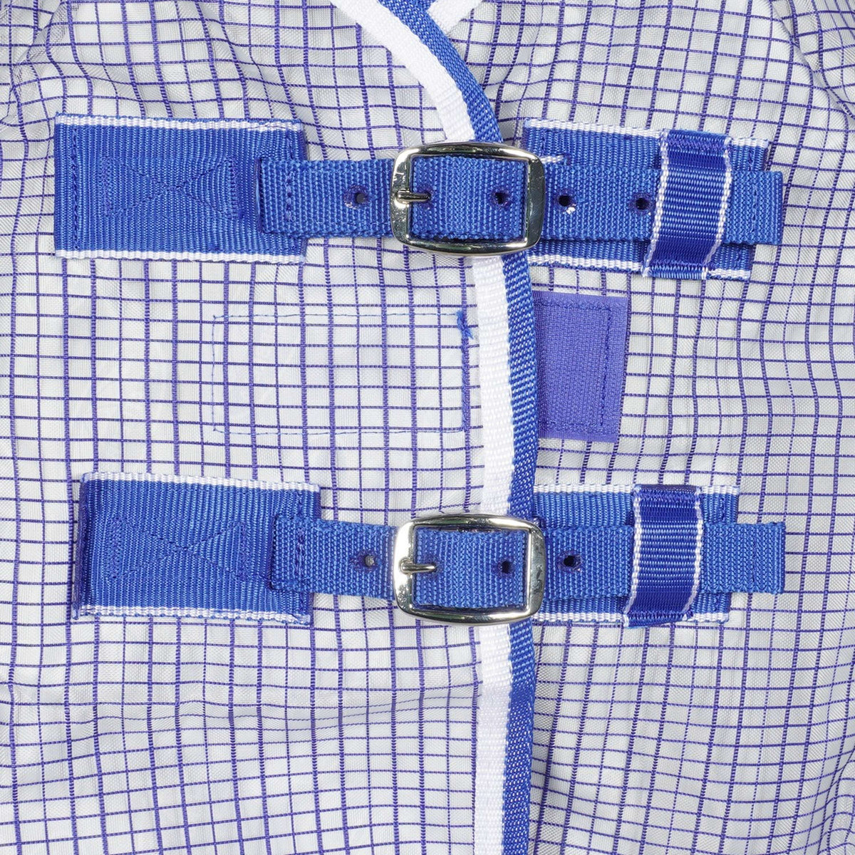 Weatherbeeta Fly Rug Comfitec Ripshield Plus Combo Neck White/Blue