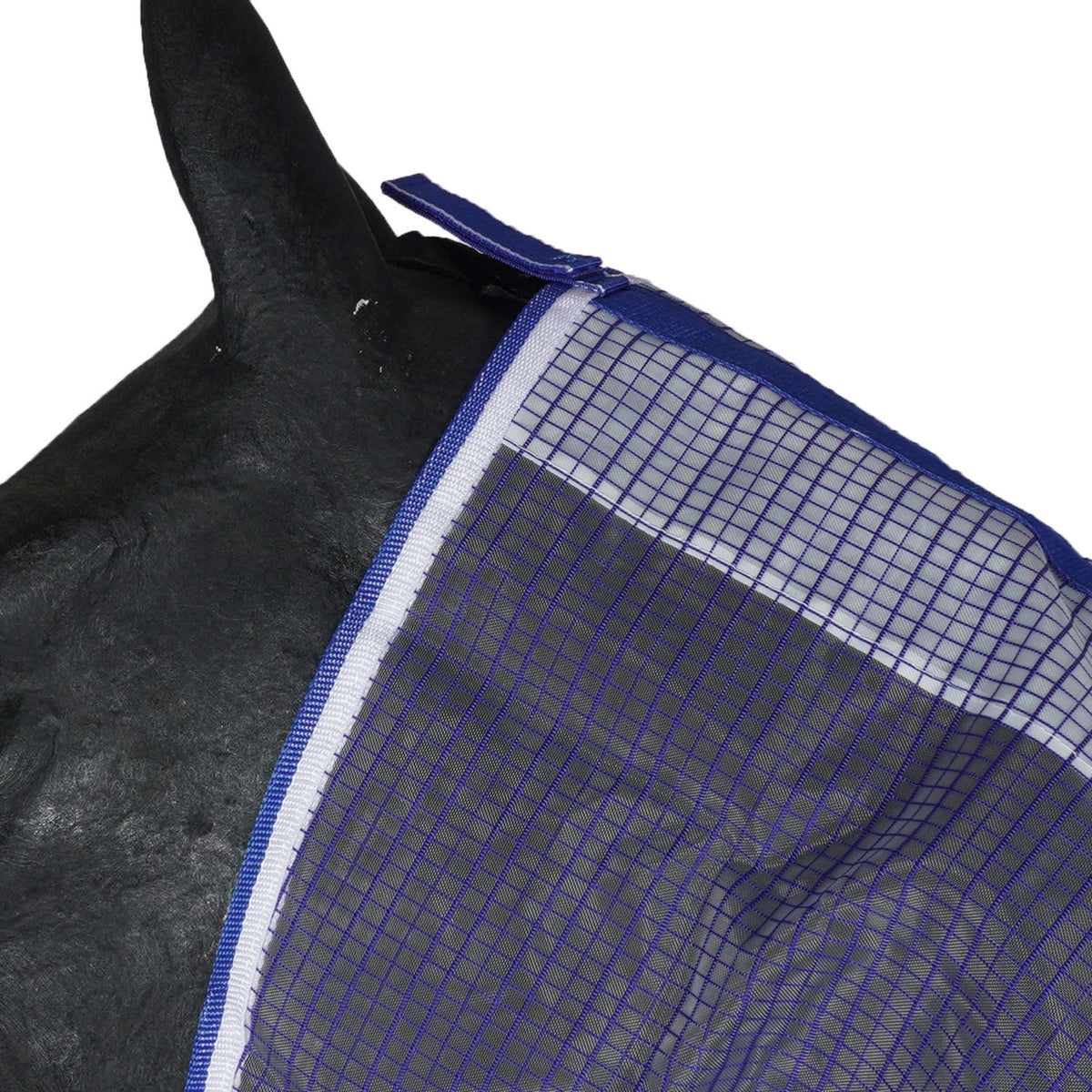 Weatherbeeta Fly Rug Comfitec Ripshield Plus Combo Neck White/Blue