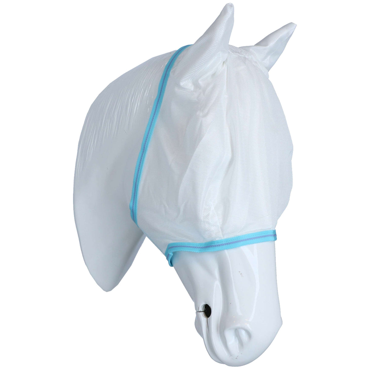 Weatherbeeta Fly Mask Comfitec Essential Mesh White/Light Blue/Purple