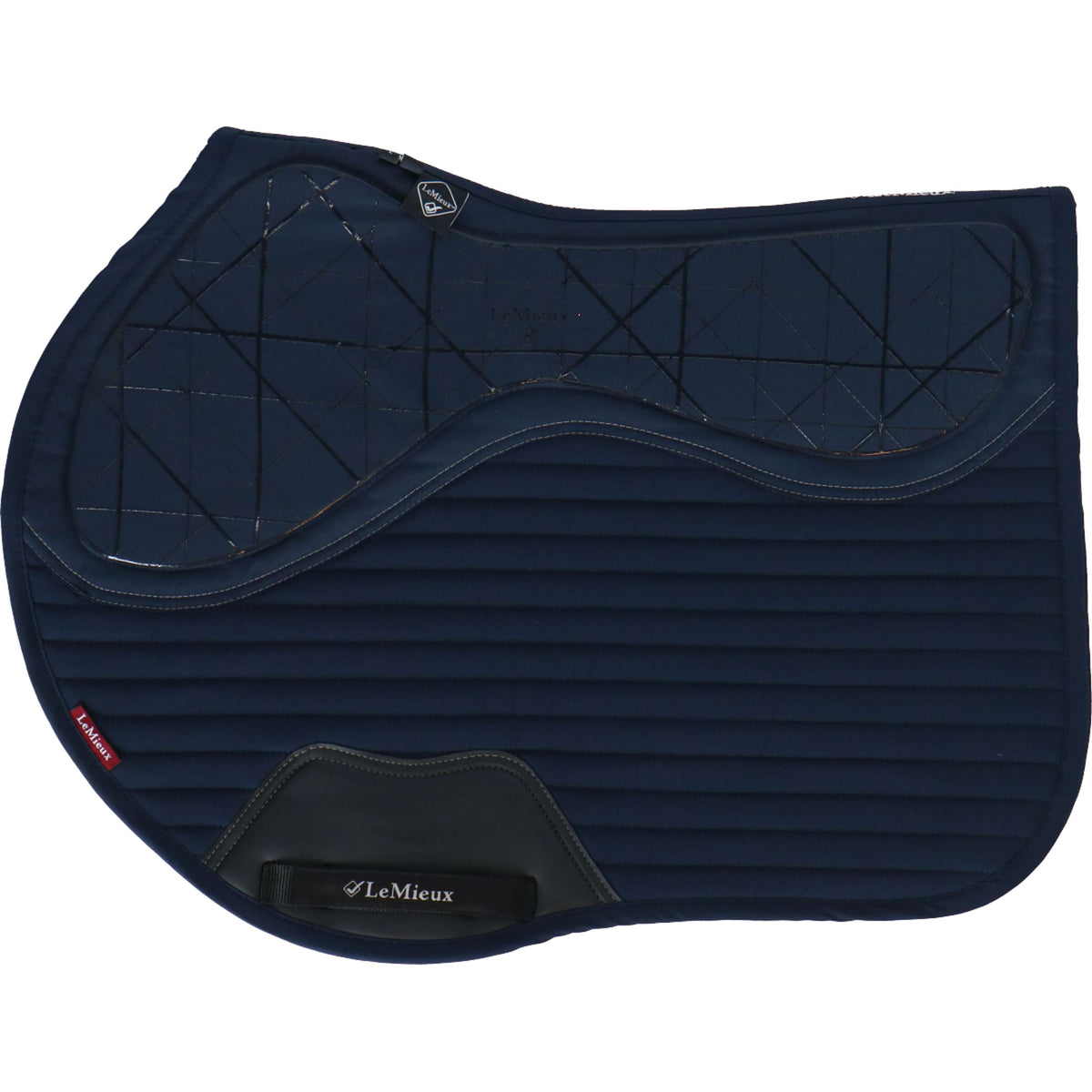 LeMieux Saddlepad Softshell Grip EuroJump Navy