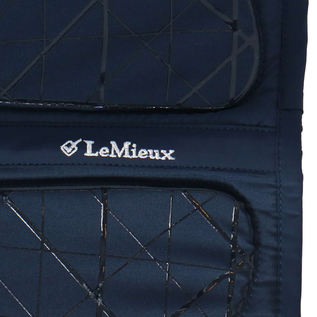 LeMieux Saddlepad Softshell Grip EuroJump Navy