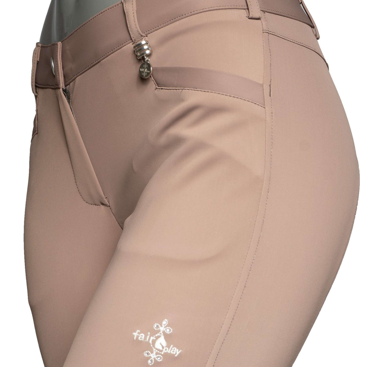 Fair Play Breeches Johanna Full Grip Grey/Taupe