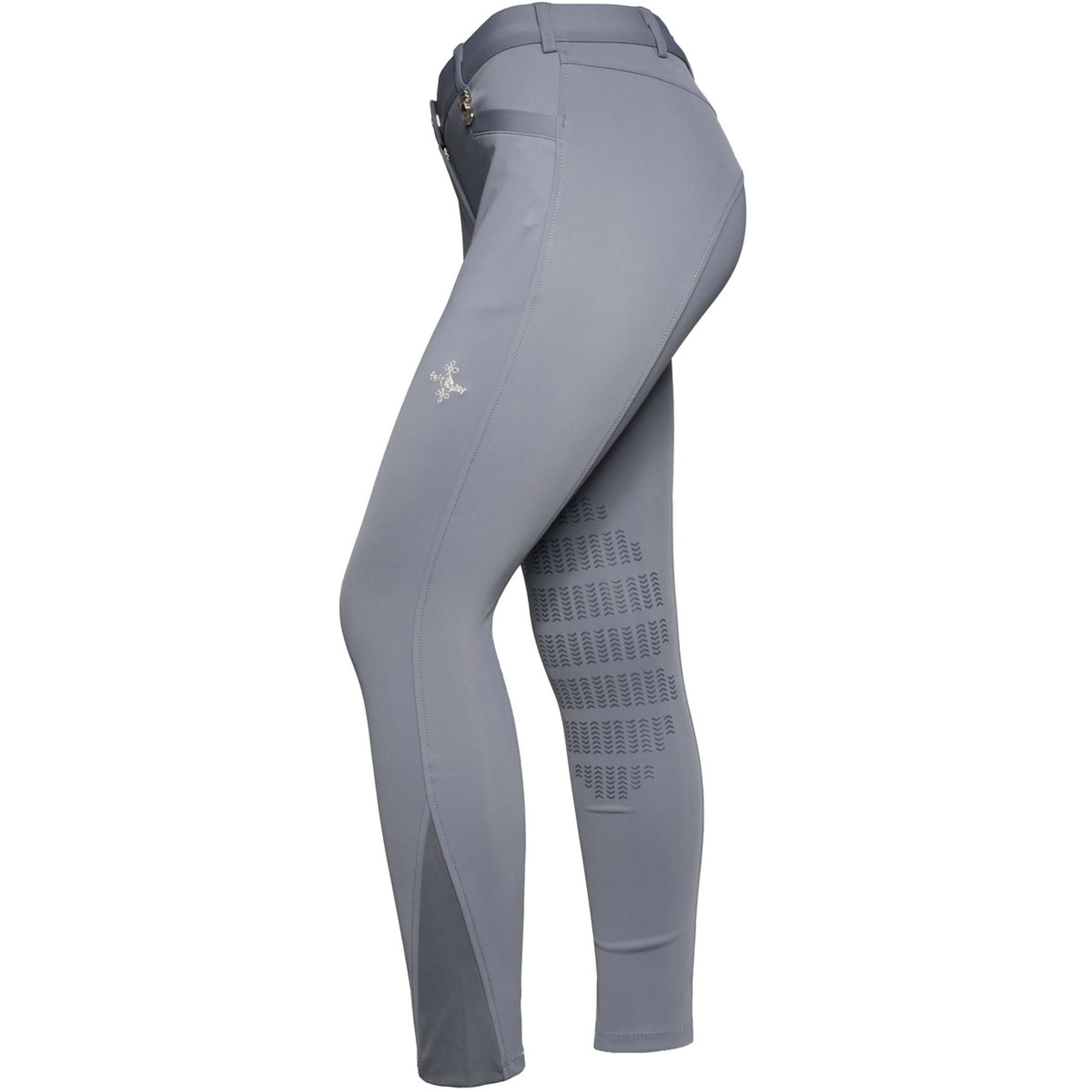 Fair Play Breeches Johanna Knee grip Steel Blue