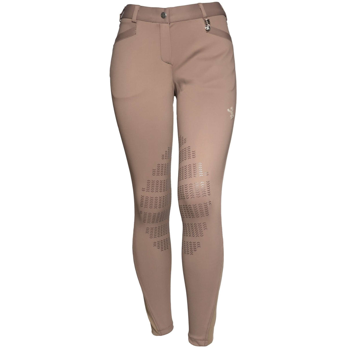 Fair Play Breeches Johanna Knee grip Grey/Taupe